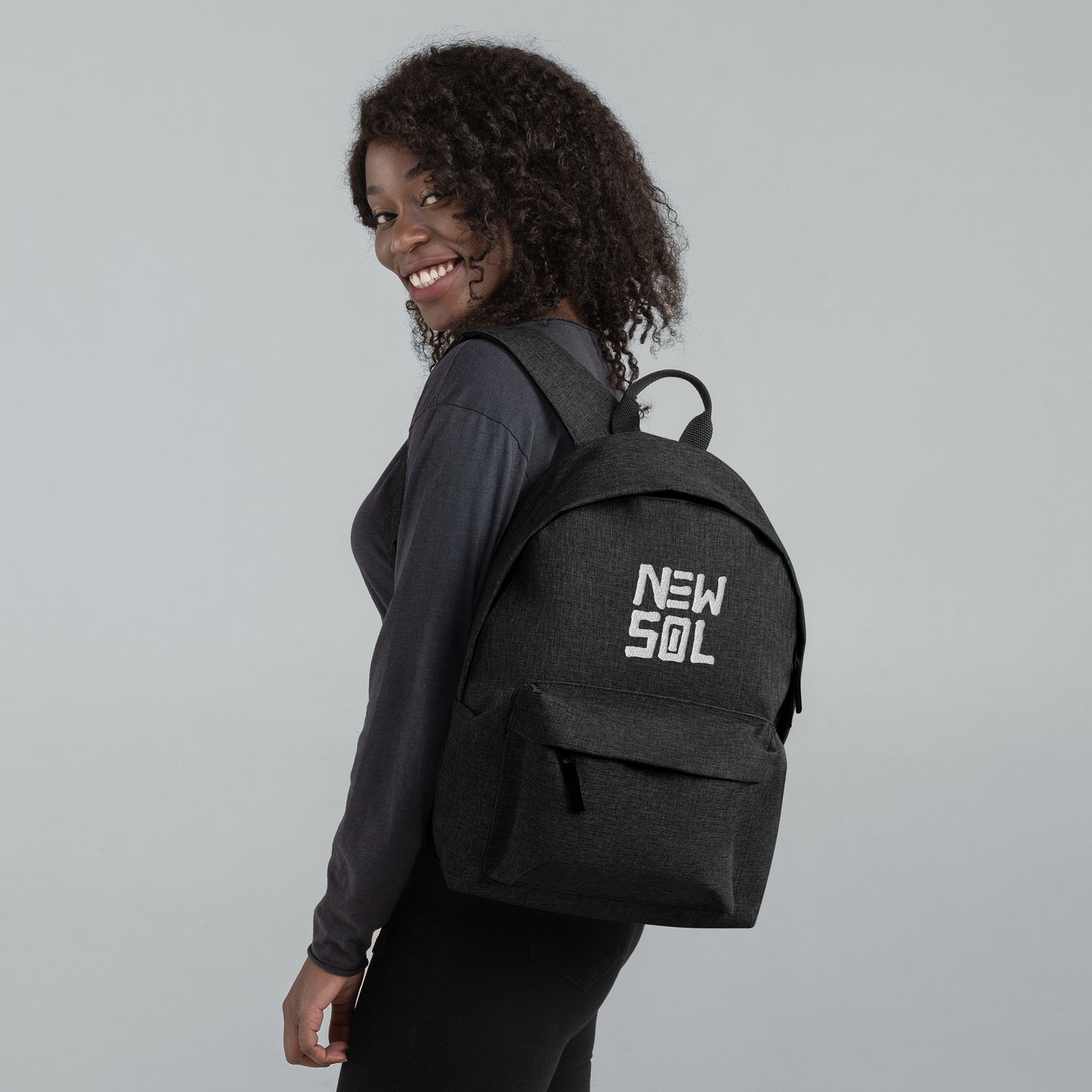 Embroidered Backpack
