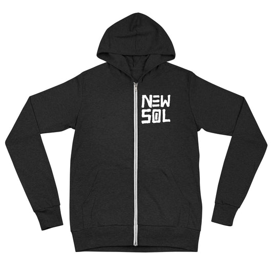 Unisex zip hoodie