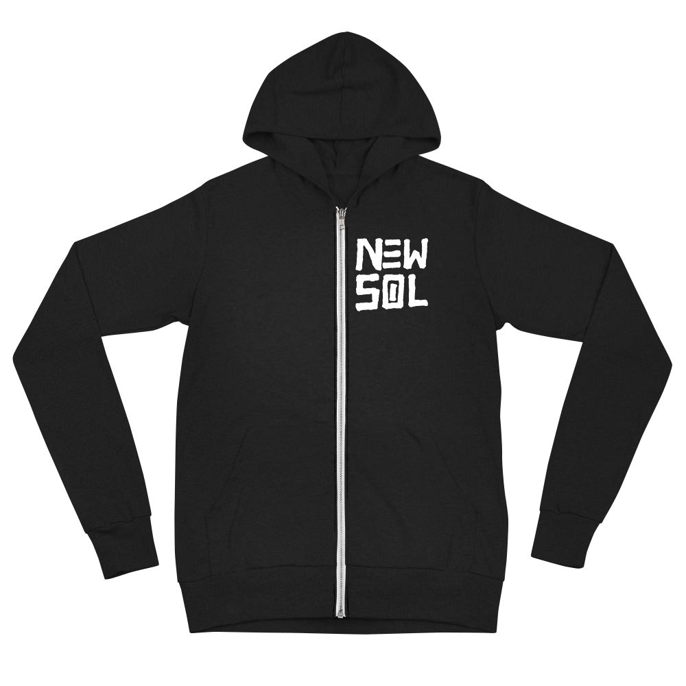 Unisex zip hoodie